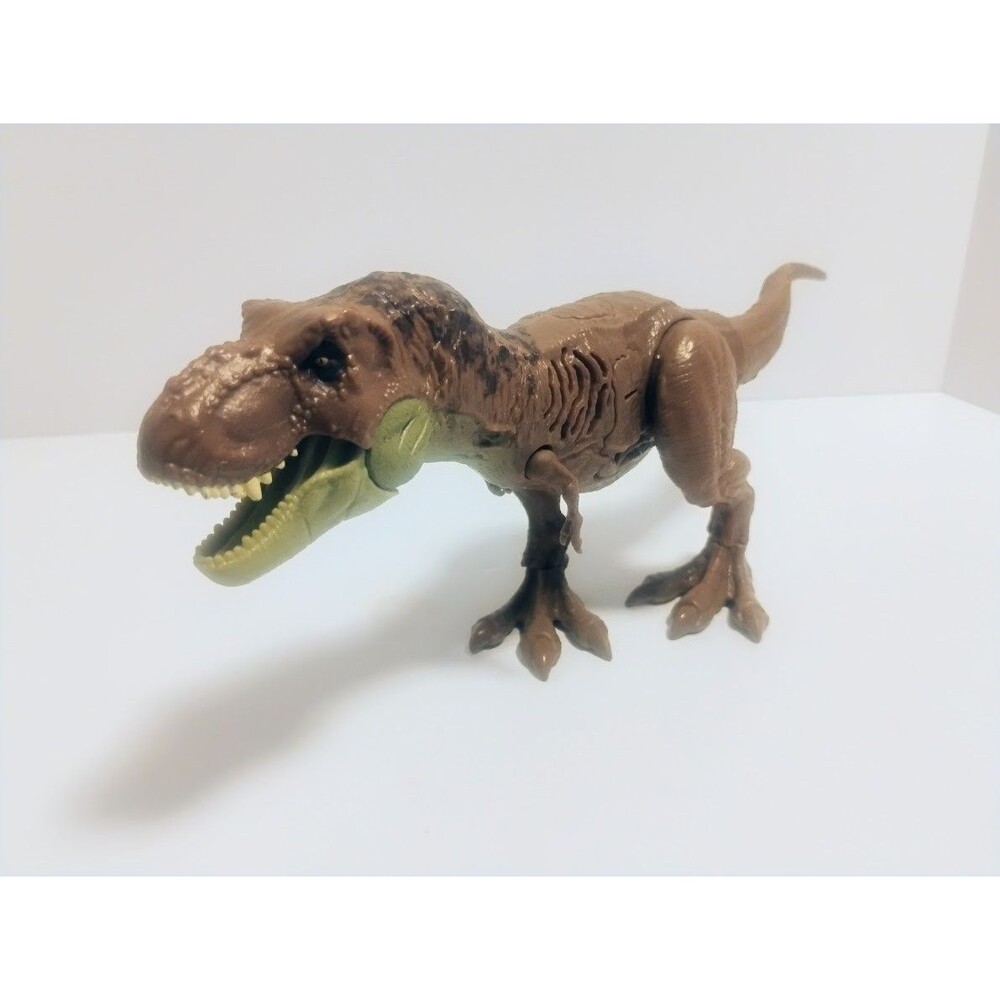 MATTEL JURASSIC WORLD SOUND SURGE TYRANNOSAURUS REX T-REX ACTION FIGURE WORKS
